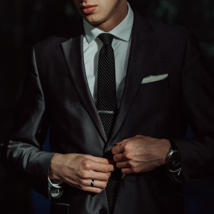 "The Ferrari" Tungsten Black & Gold Ring