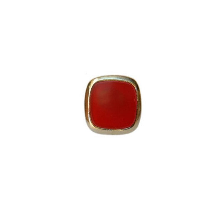 Dalaco Cornelian Stone Cushion-Cut Gold-Plated Tie TacIntroducing the Dalaco Cornelian Stone Cushion-Cut Gold-Plated Tie Tac, a refined accessory that adds a touch of elegance to any formal attire.
Key Features:
AutheTie PinDalacoTheodore Men's JewelryDalaco Cornelian Stone