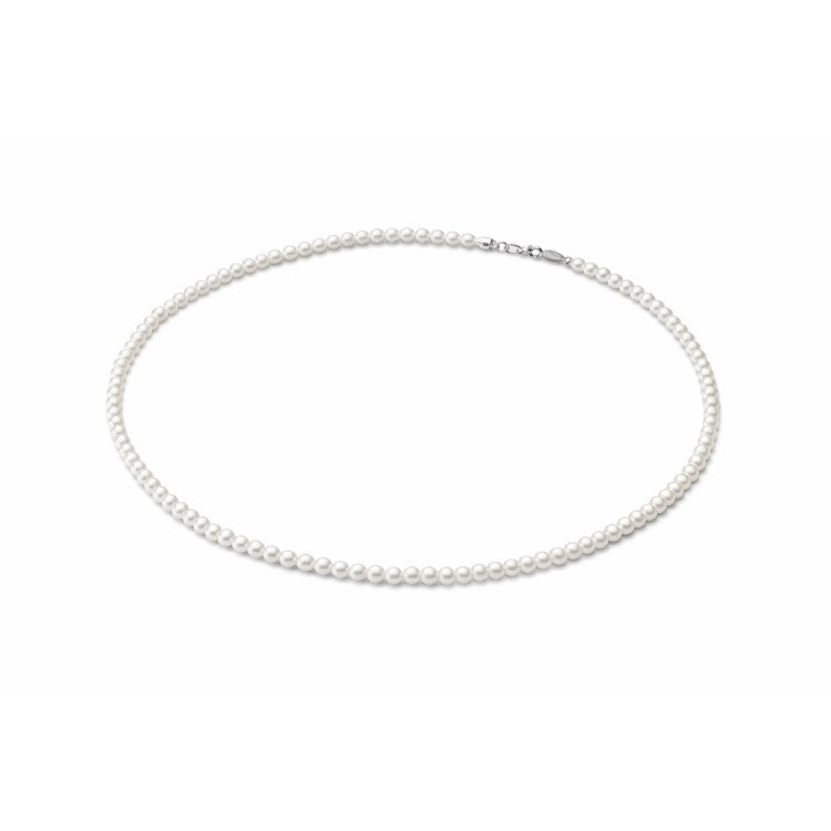 3mm Near Perfect Round Freshwater Pearl Necklace – 45cm