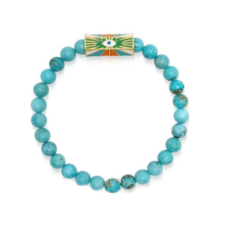 Amour "Love" Protector Evil Eye Turquoise Bracelet