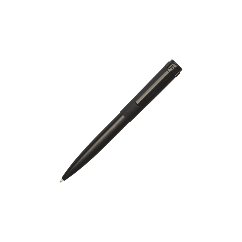Cudworth Festina All Black Prestige ballpoint pen with sleek black body and silver accents, perfect for professional writing.