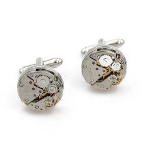 Vintage Mechanical Watch Movement CufflinksVintage Mechanical Watch Movement Cufflinks – A Timeless Statement of Elegance
These sophisticated cufflinks feature vintage mechanical watch movements, showcasing oWatch Movement Silver CufflinksT.M.JTheodore Men's JewelryVintage Mechanical Watch