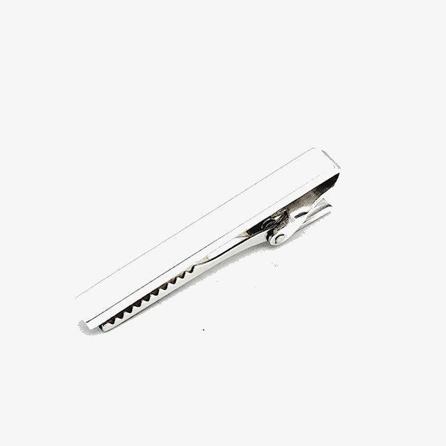 Sterling silver men's tie bar for a race day suit