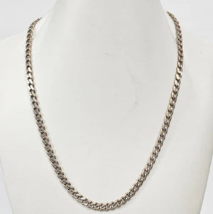 Silver and rose gold-plated beaded cross necklace with pink Austrian crystals, elegant T.M.J jewelry pendant design