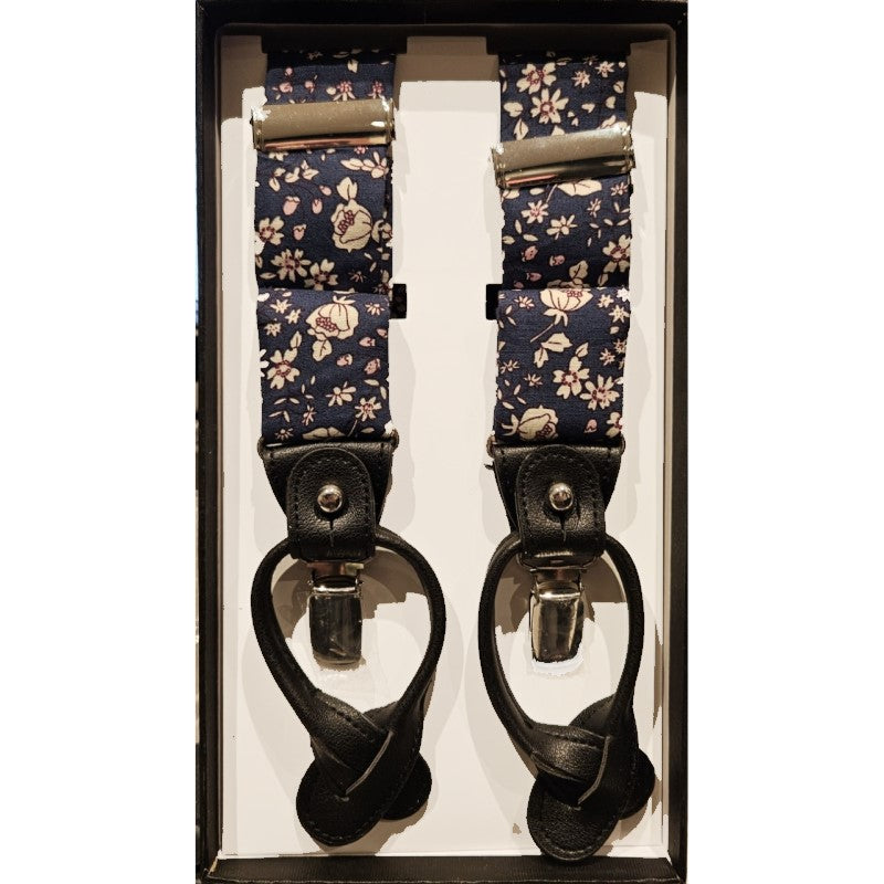 Classic Cotton 6 Button /Clips Suspender Braces With Black Leather EndI
Introducing Our Premium Men's Suspenders
Elevate your attire with our timeless suspenders, meticulously crafted to blend style and durability.
Key Features:


MateBracesDalacoTheodore Men's JewelryClassic Cotton 6 Button