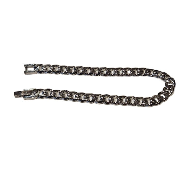 Men’s 7mm Hypoallergenic Cuban Rounded Edge Stainless Steel Bracelet