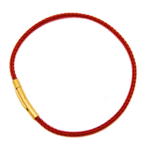 Black stainless steel braided cable bracelet from TMJ, 17cm long, with a 3mm thick braided design.