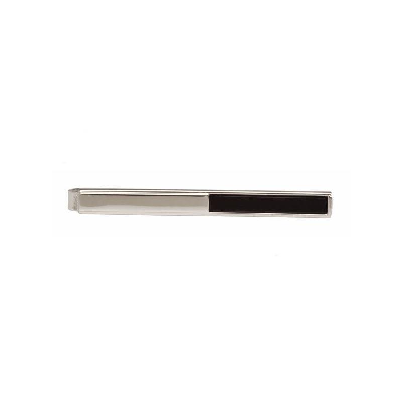 Dalaco Rhodium  Plated Half Onyx Tie BarsOur luxurious lapis lazuli tie slide is perfect for adding style and sophistication to everyday formal attire. Beautifully designed with a semi-precious lapis lazuliTie BarsDalacoTheodore Men's JewelryRhodium Plated Half Onyx Tie Bars