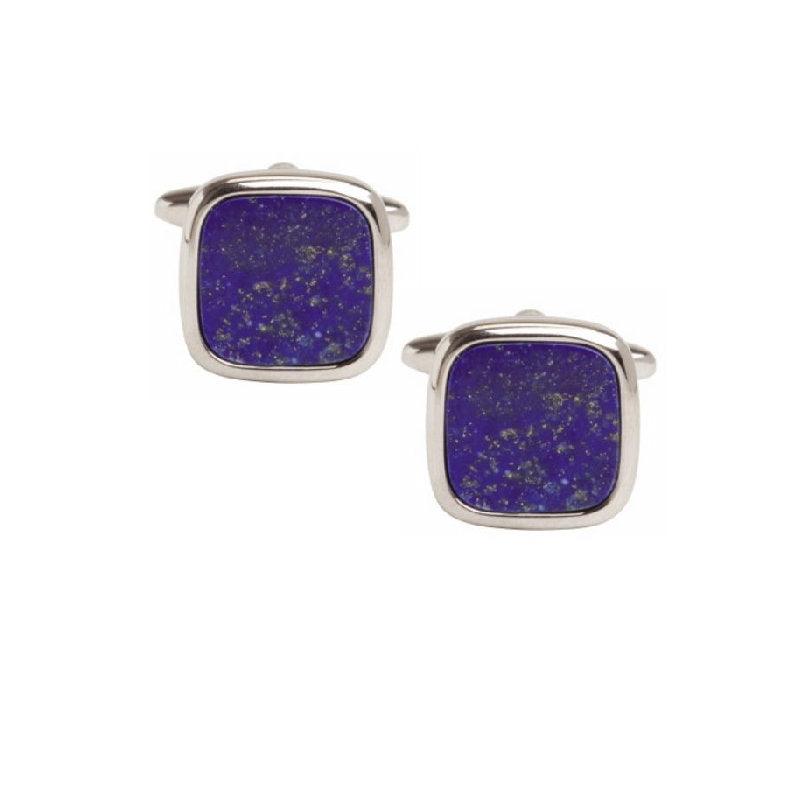 Dalaco Rhodium Plated Lapis Lazuli Cushion Shape CufflinkLapis Lazuli Cufflinks – A Statement of Elegance
Introducing our Lapis Lazuli Cufflinks, a distinguished accessory for the modern gentleman. With their striking deepStone CufflinksDalacoTheodore Men's JewelryLapis Lazuli Cufflinks