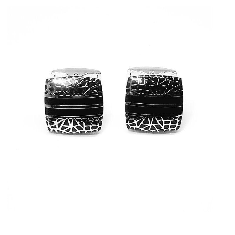 Rhodium-Plated Cloisonné Enamel CufflinksAdd Elegance to Your Wardrobe with Rhodium-Plated Cloisonné Enamel CufflinksThese striking Rhodium-plated enamel cufflinks feature a stunning Cloisonné design, with Enamel cufflinksT.M.JTheodore Men's JewelryRhodium-Plated Cloisonné Enamel Cufflinks